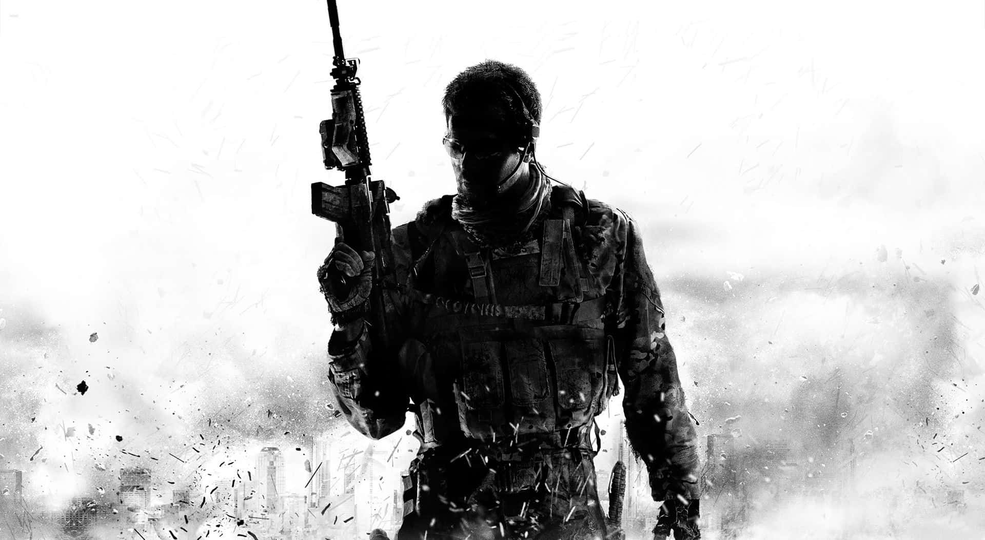 Call of Duty Soldiers, tactical gear, rifle, Full HD Desktop Wallpaper