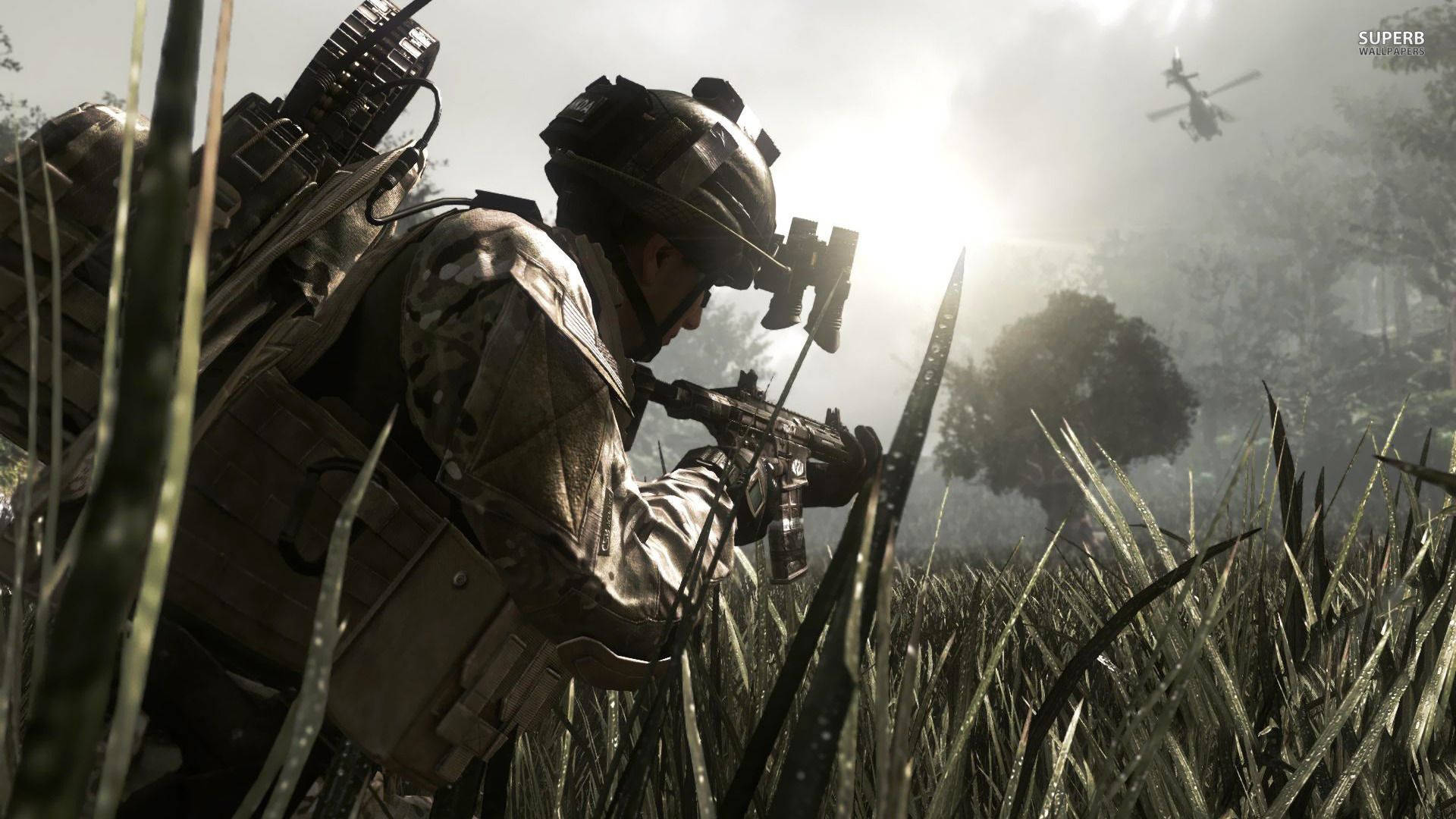 Call of Duty, soldier, camouflage, Full HD Desktop Wallpaper