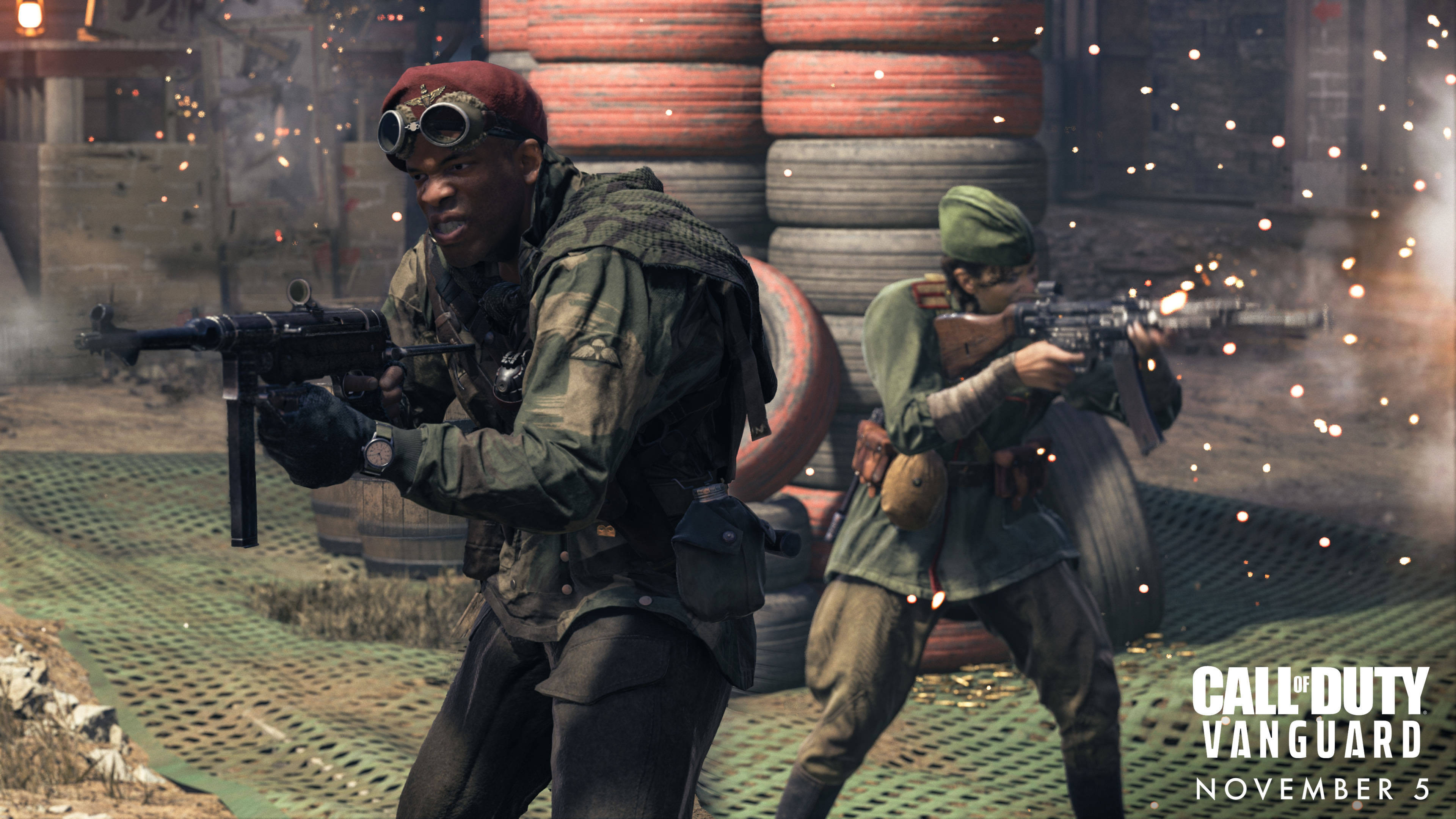 Call Of Duty Vanguard, World War II gear, soldiers, 4K Desktop Wallpaper