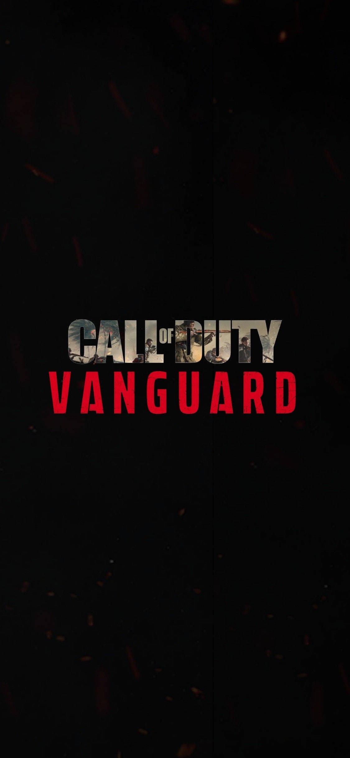 Call Of Duty Vanguard, red, dark background, Full HD Phone Wallpaper
