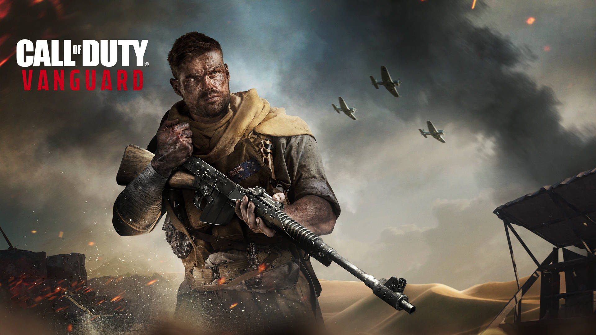 Call Of Duty Vanguard, desert warfare, smoke planes, Full HD Desktop Wallpaper