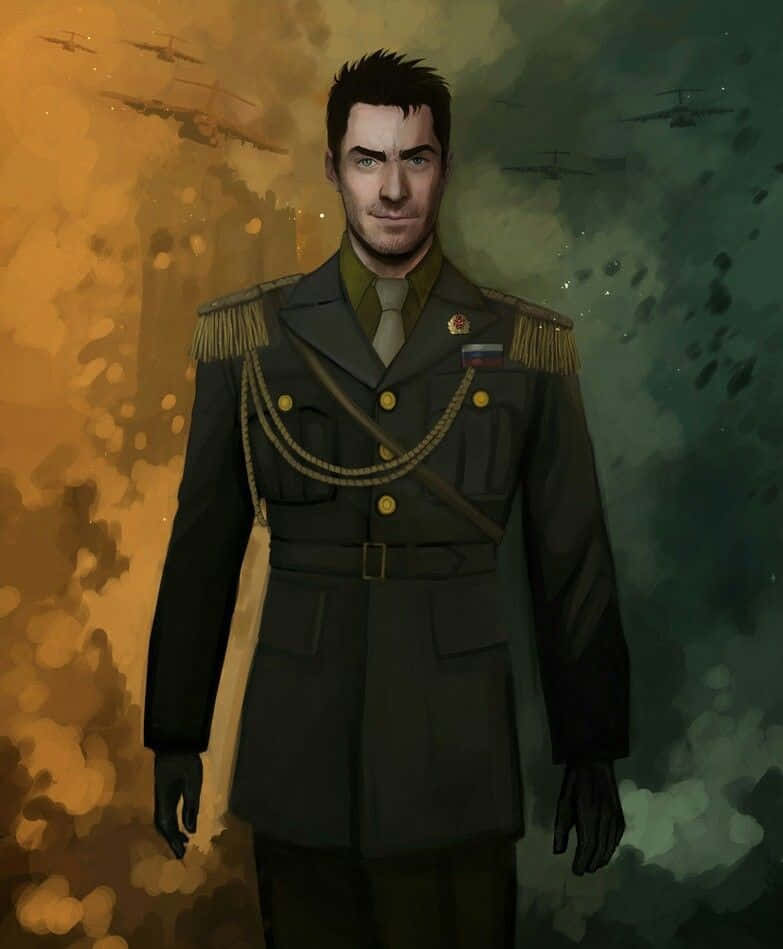 Call of Duty, Vladimir Makarov, ornate uniform, SD Phone Wallpaper