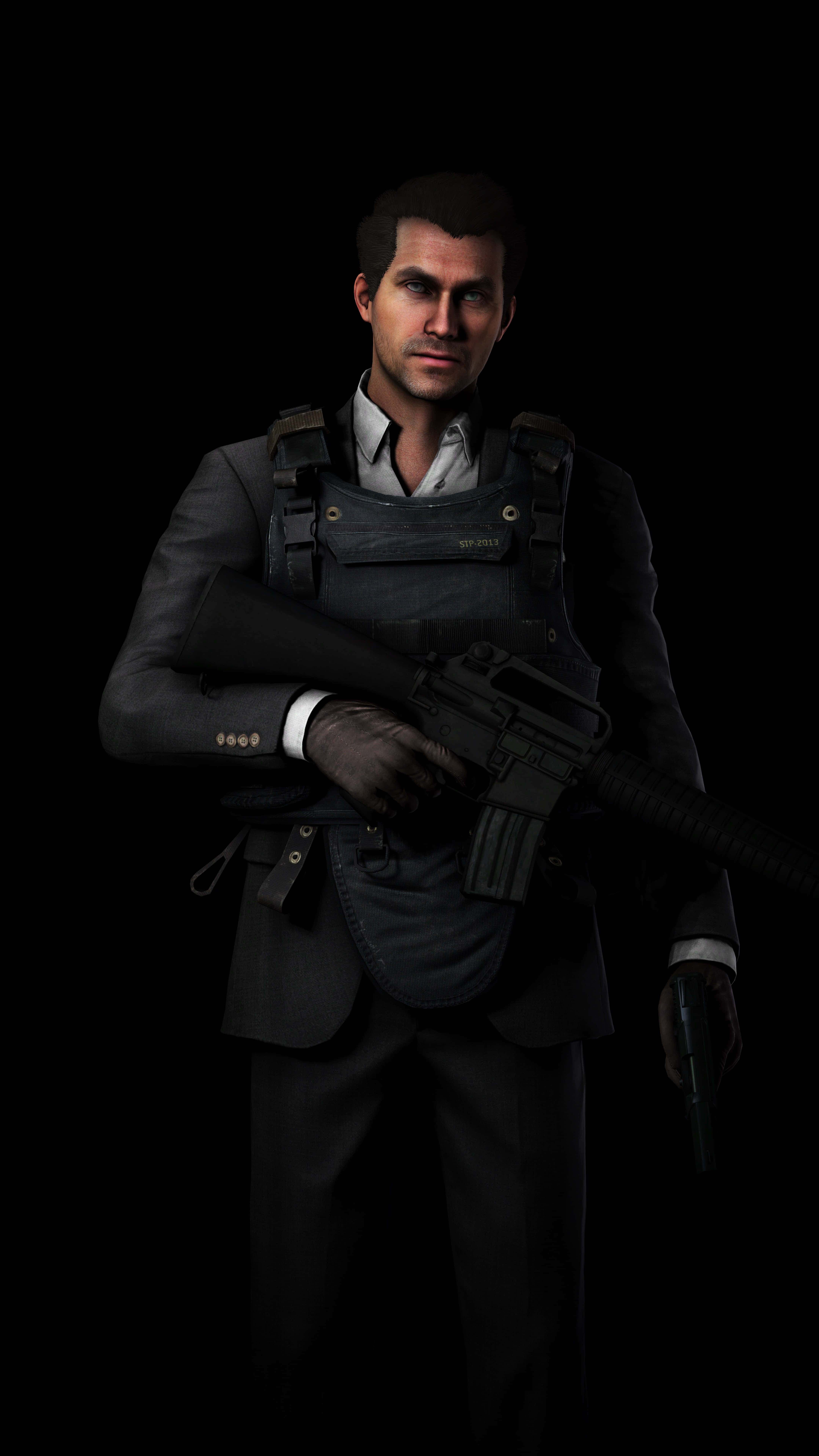 Call of Duty, Vladimir Makarov, assault rifle, 8K Phone Wallpaper