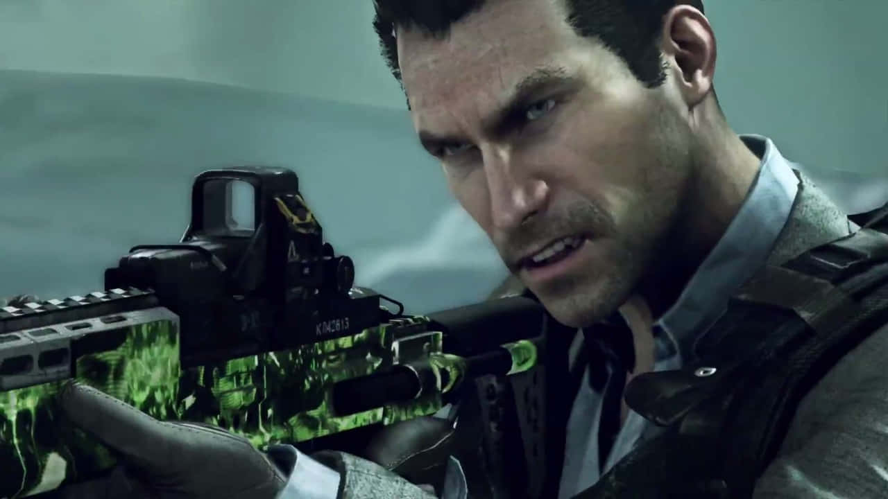 Call of Duty, Vladimir Makarov, green camo rifle, HD Desktop Wallpaper