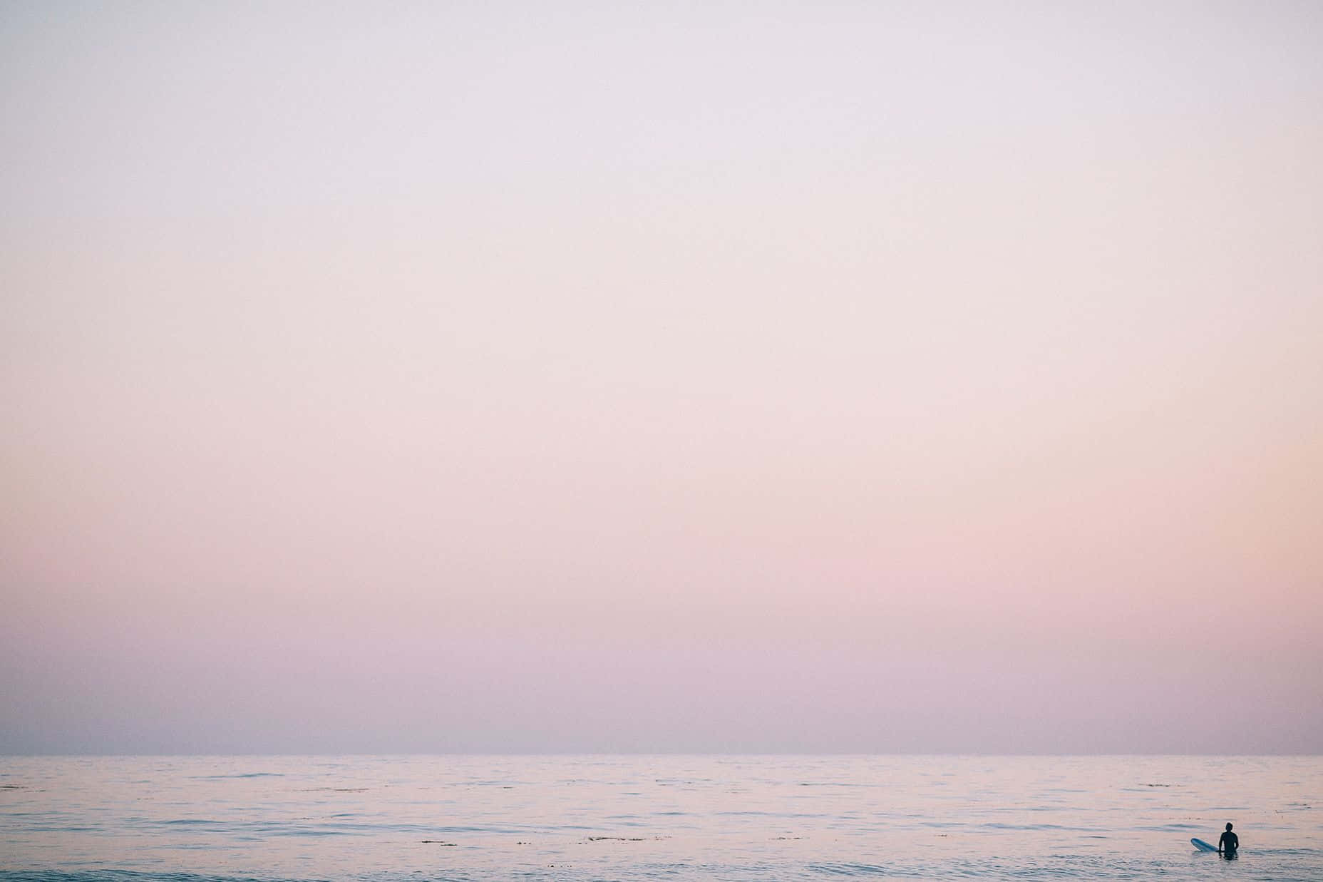 beach, sunset, calm ocean waters, HD Desktop Wallpaper