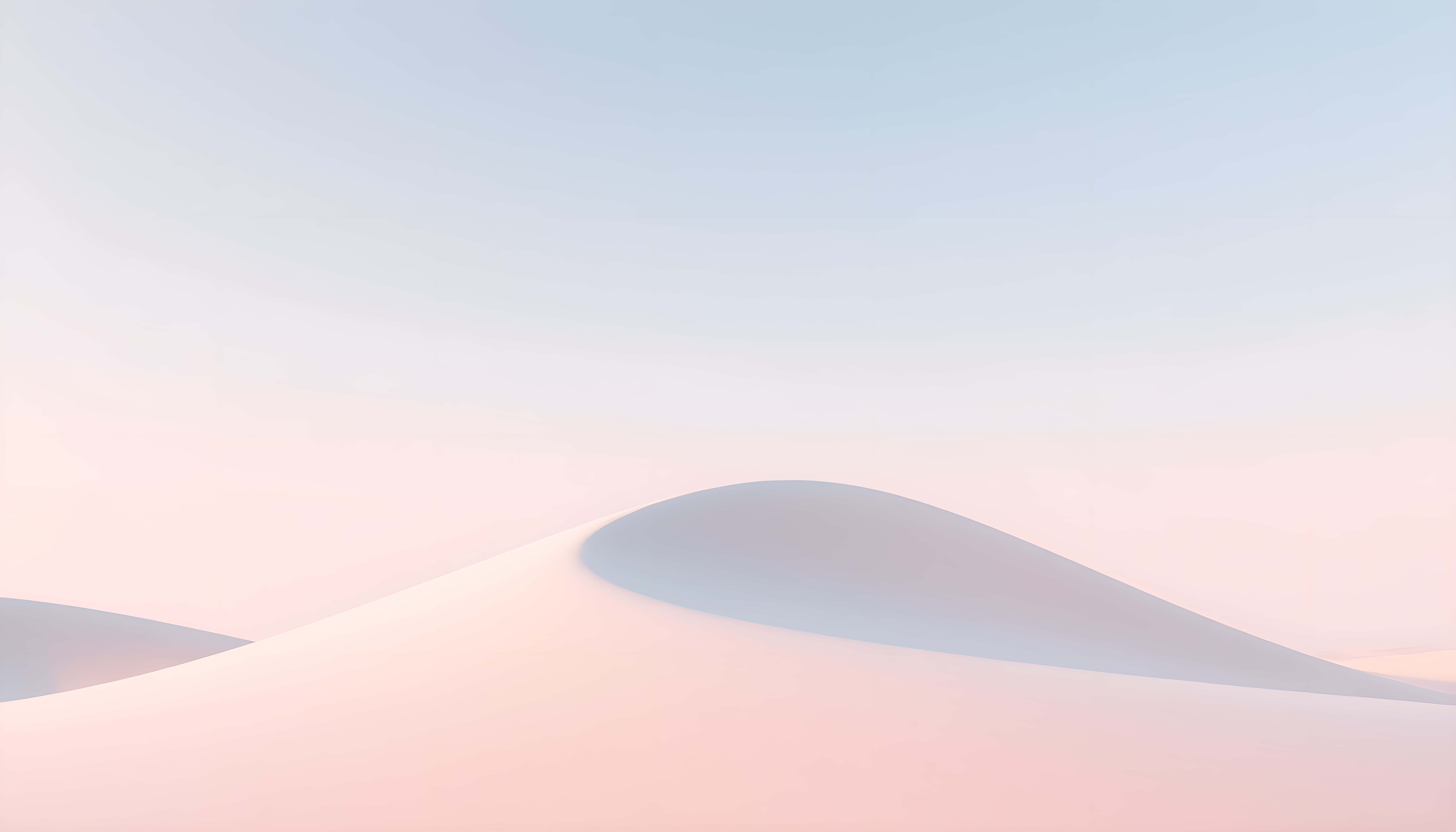 pastel geometry, soft pink, blue dunes, 8K Desktop Wallpaper