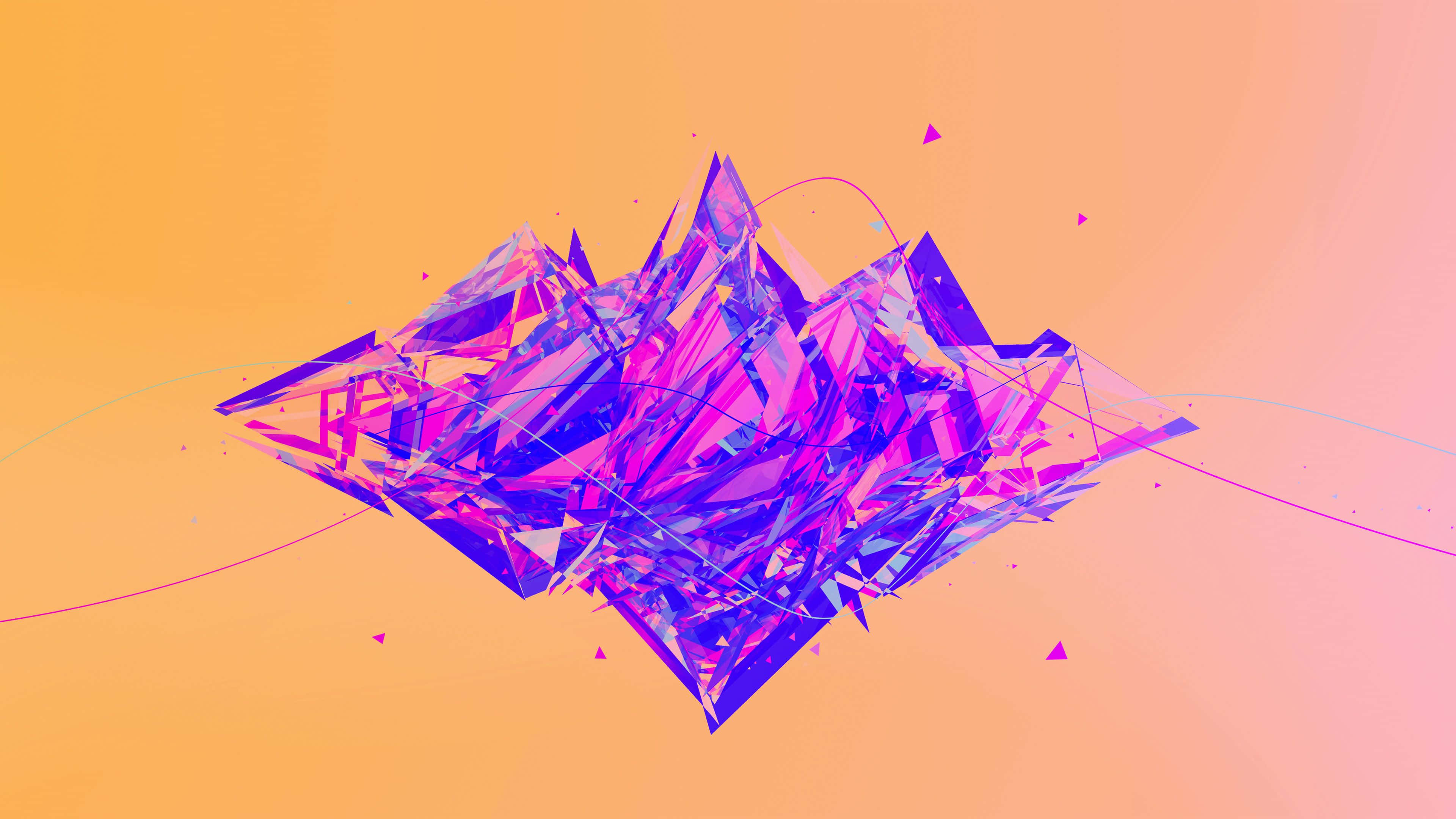 therapeutic desktop, 3840 x 2160, electric purple, 4K Desktop Wallpaper