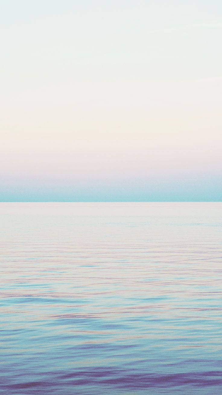 pastel iPhone, calm sea, twilight, HD Phone Wallpaper