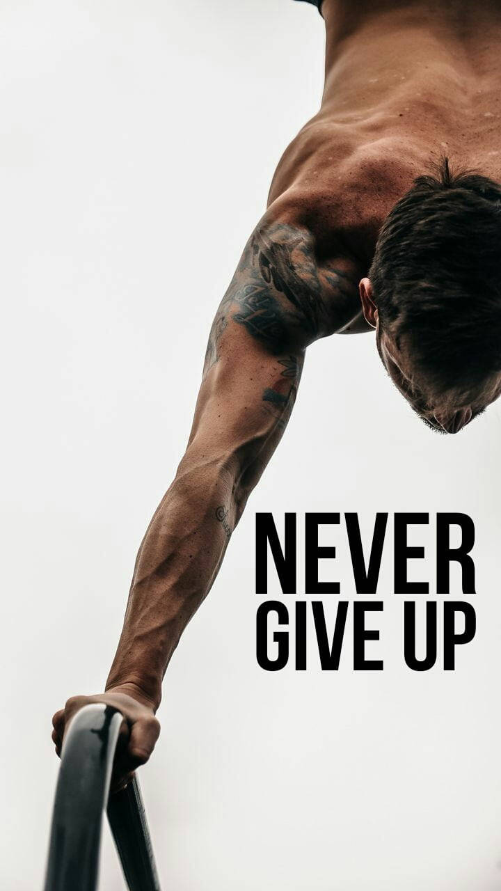 iPhone, pull-up, tattooed arms, HD Phone Wallpaper