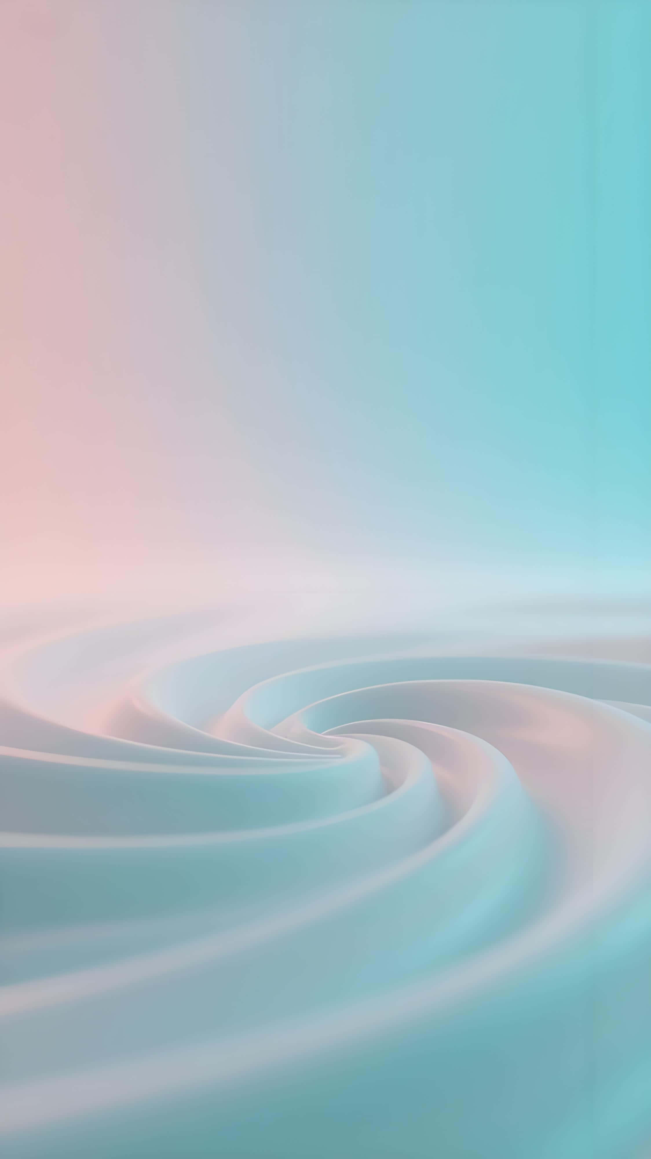 pastel pink, cyan, swirling gradient, 4K Phone Wallpaper