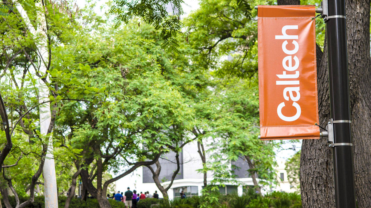 Caltech, banner, pole, HD Desktop Wallpaper