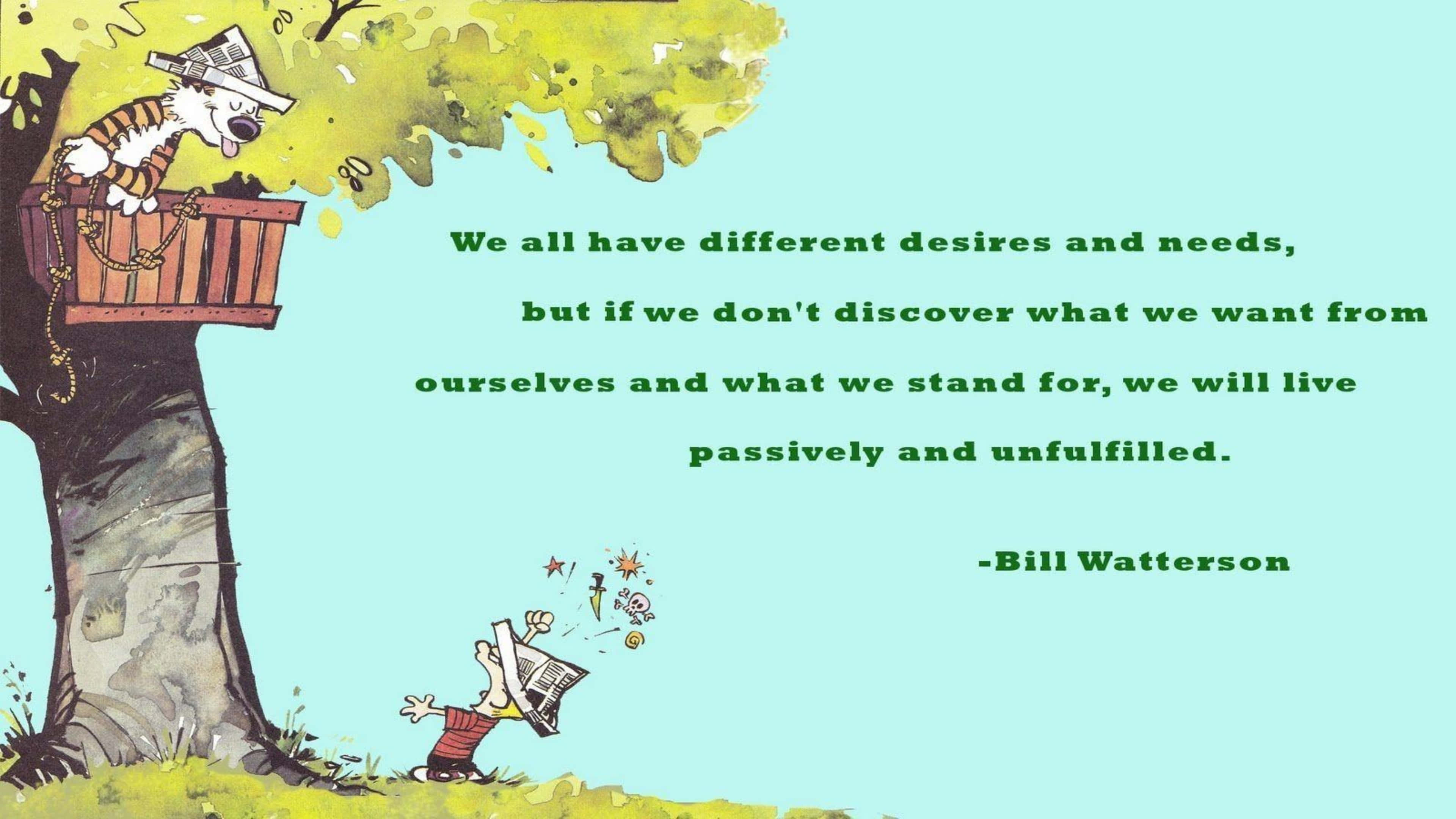 Calvin And Hobbes, cat, treehouse, 4K Desktop Wallpaper