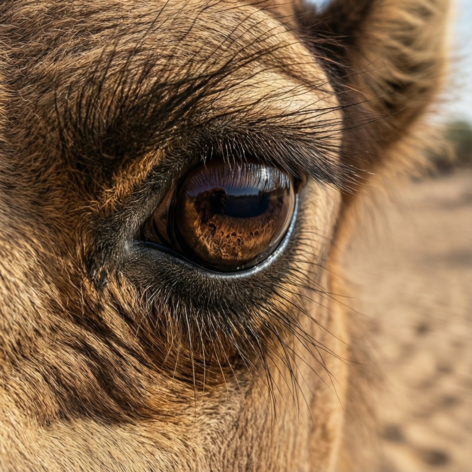 camel, eye, brown iris, HD Desktop Wallpaper