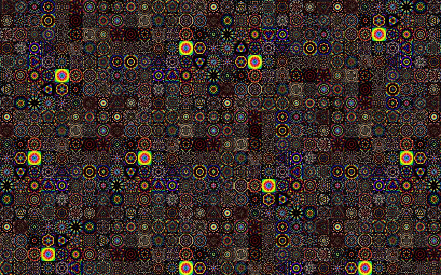 optical illusions, 1680 x 1050 wallpaper, geometric mandala shapes, HD Desktop Wallpaper