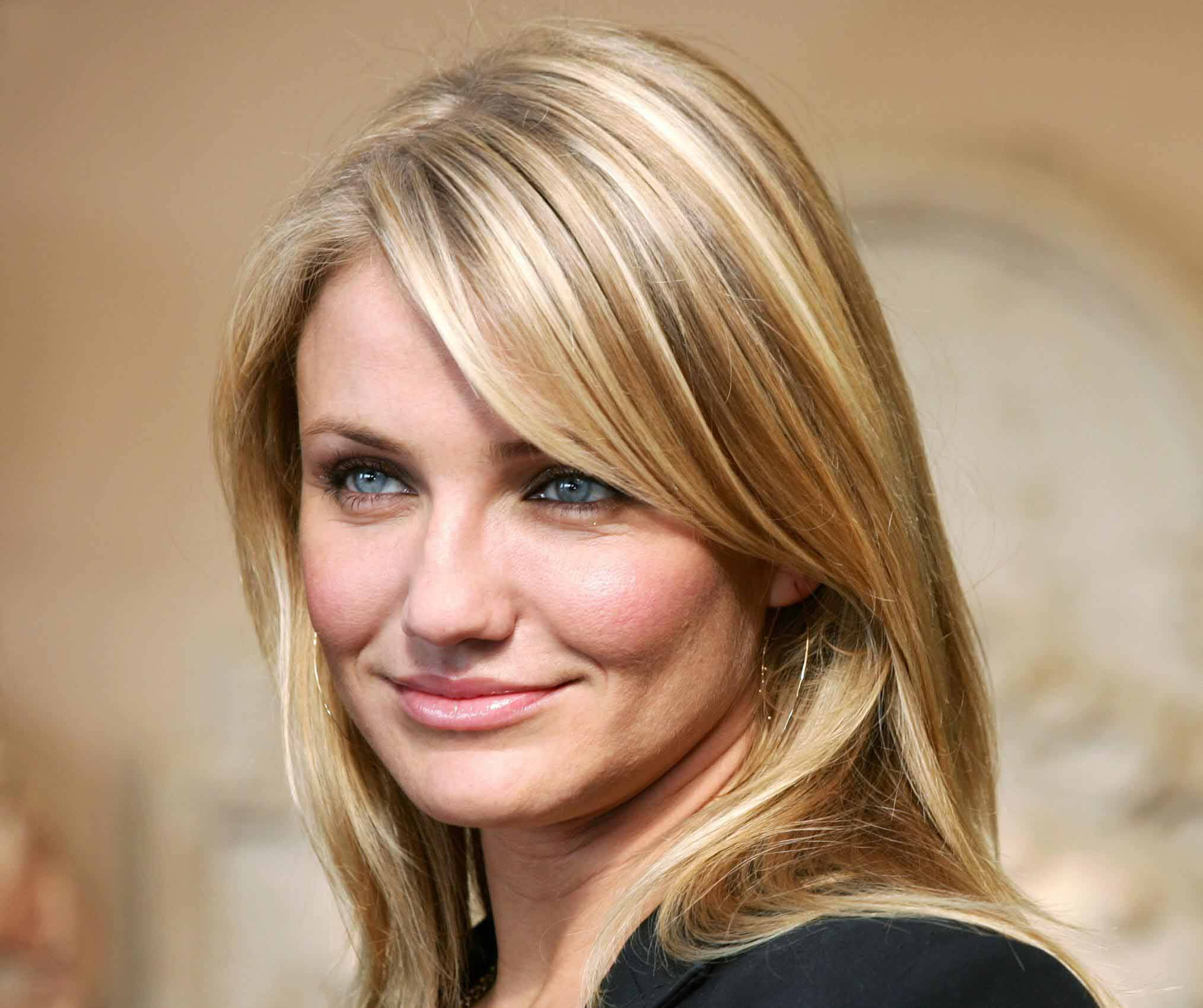 Cameron Diaz, blonde hair, blue eyes, Full HD Desktop Wallpaper