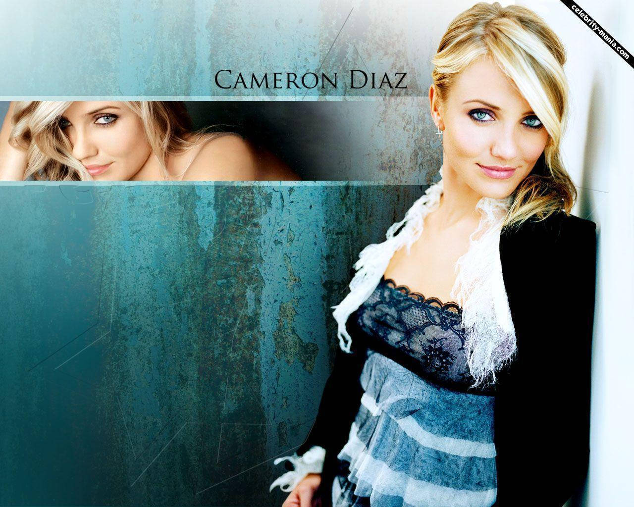 Cameron Diaz, blonde hair, blue eyes, HD Desktop Wallpaper