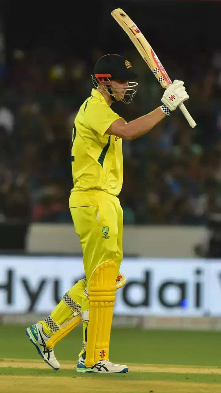Cameron Green, bright yellow uniform, green field, HD Phone Wallpaper