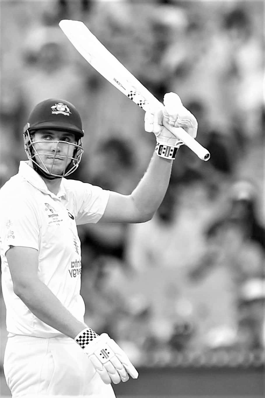Cameron Green, cricket field, white uniform, HD Phone Wallpaper