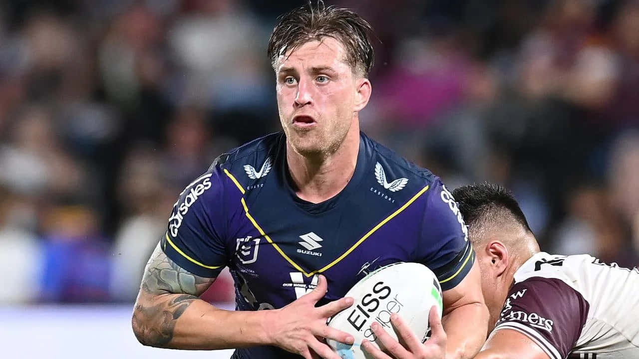 Cameron Munster, navy jersey, rugby league player, HD Desktop Wallpaper