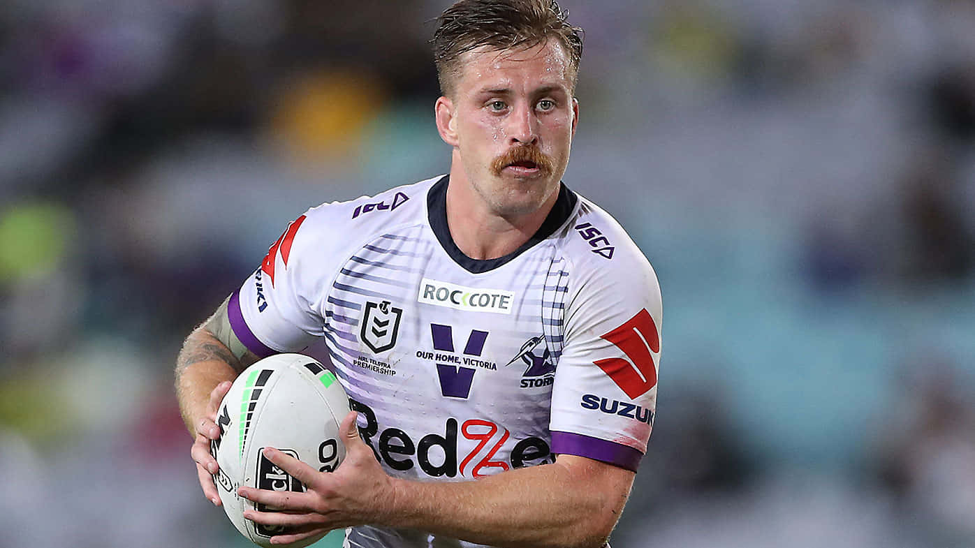 Cameron Munster, white jersey, rugby league player, HD Desktop Wallpaper