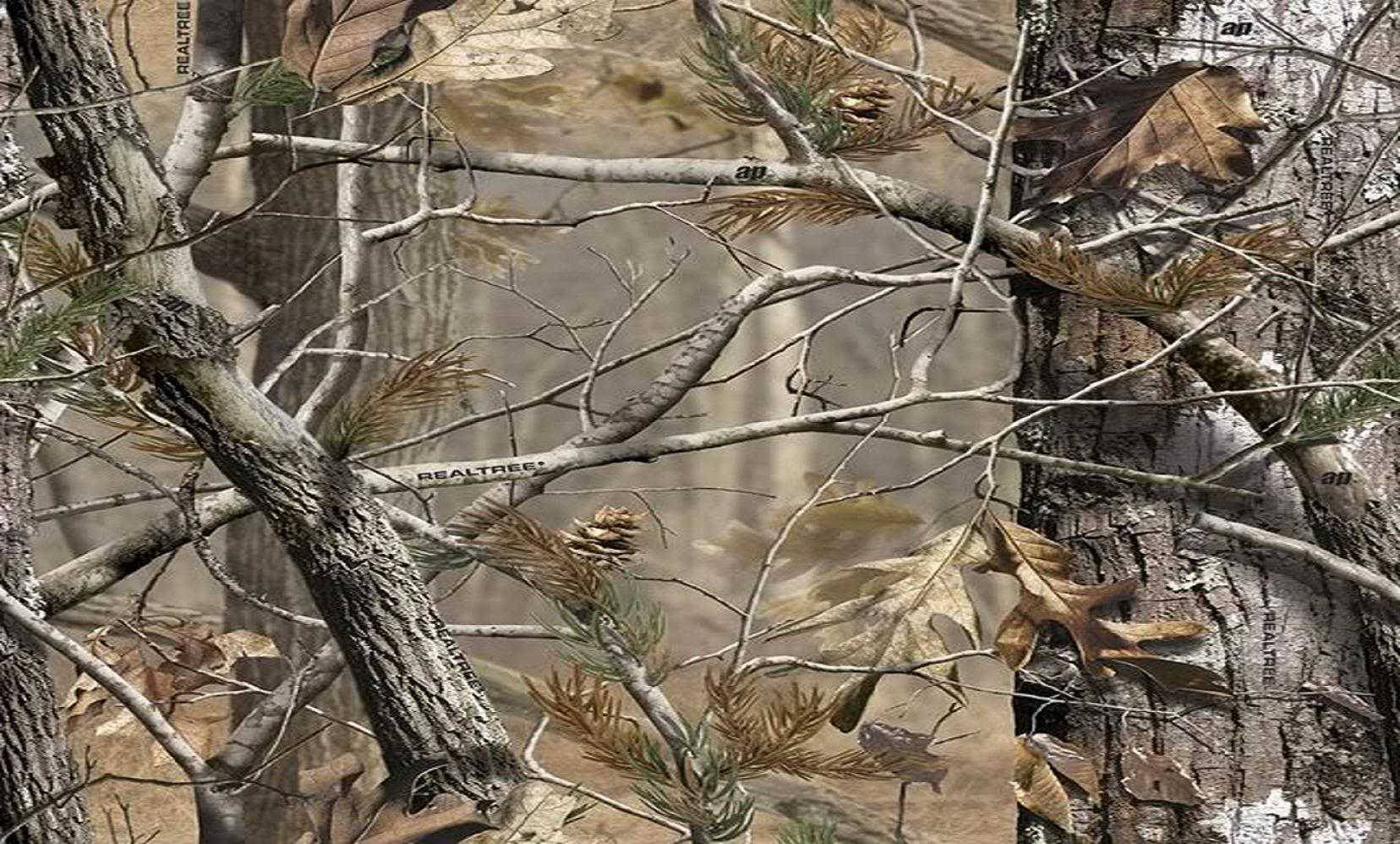 camo tree, forest, bare tree branches, HD Desktop Wallpaper