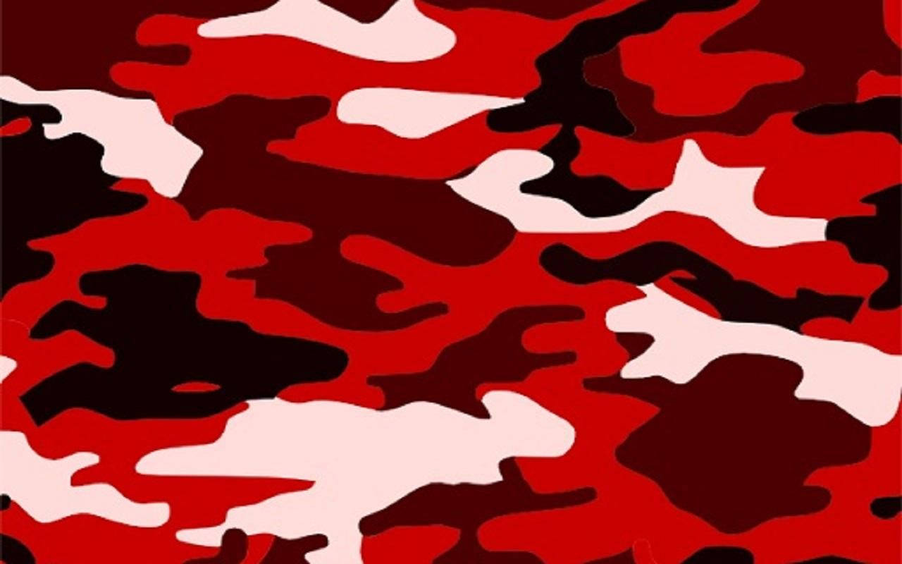 Camo, black, red, HD Desktop Wallpaper