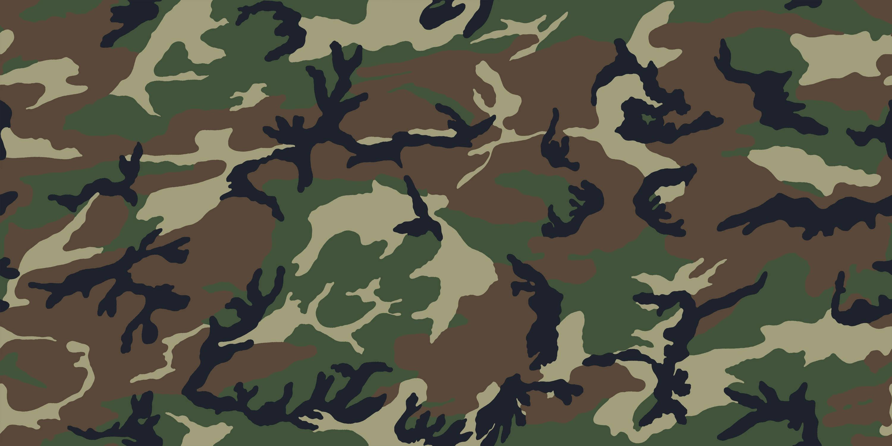 military camouflage pattern, green, brown, 2K Desktop Wallpaper