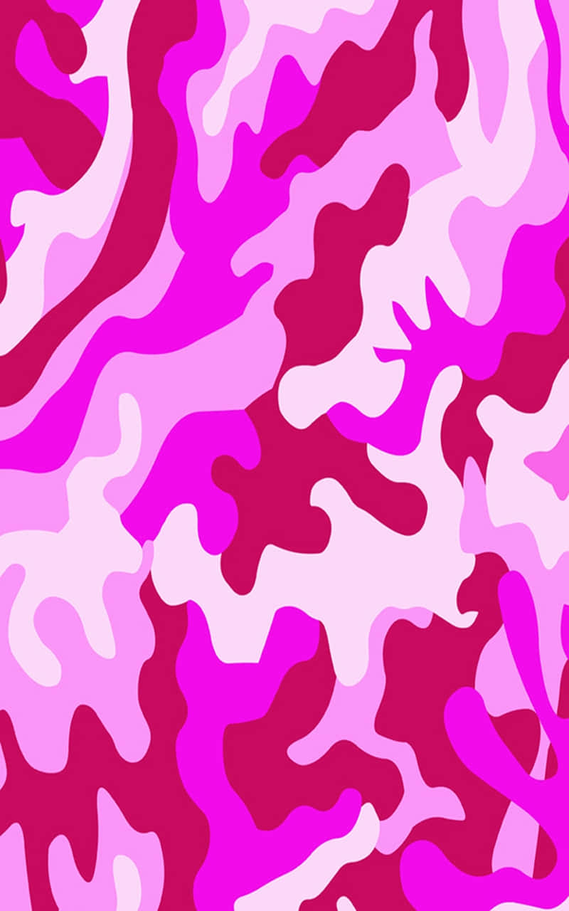 Pink Camo, Bright Pink Camo, vibrant pink, HD Phone Wallpaper