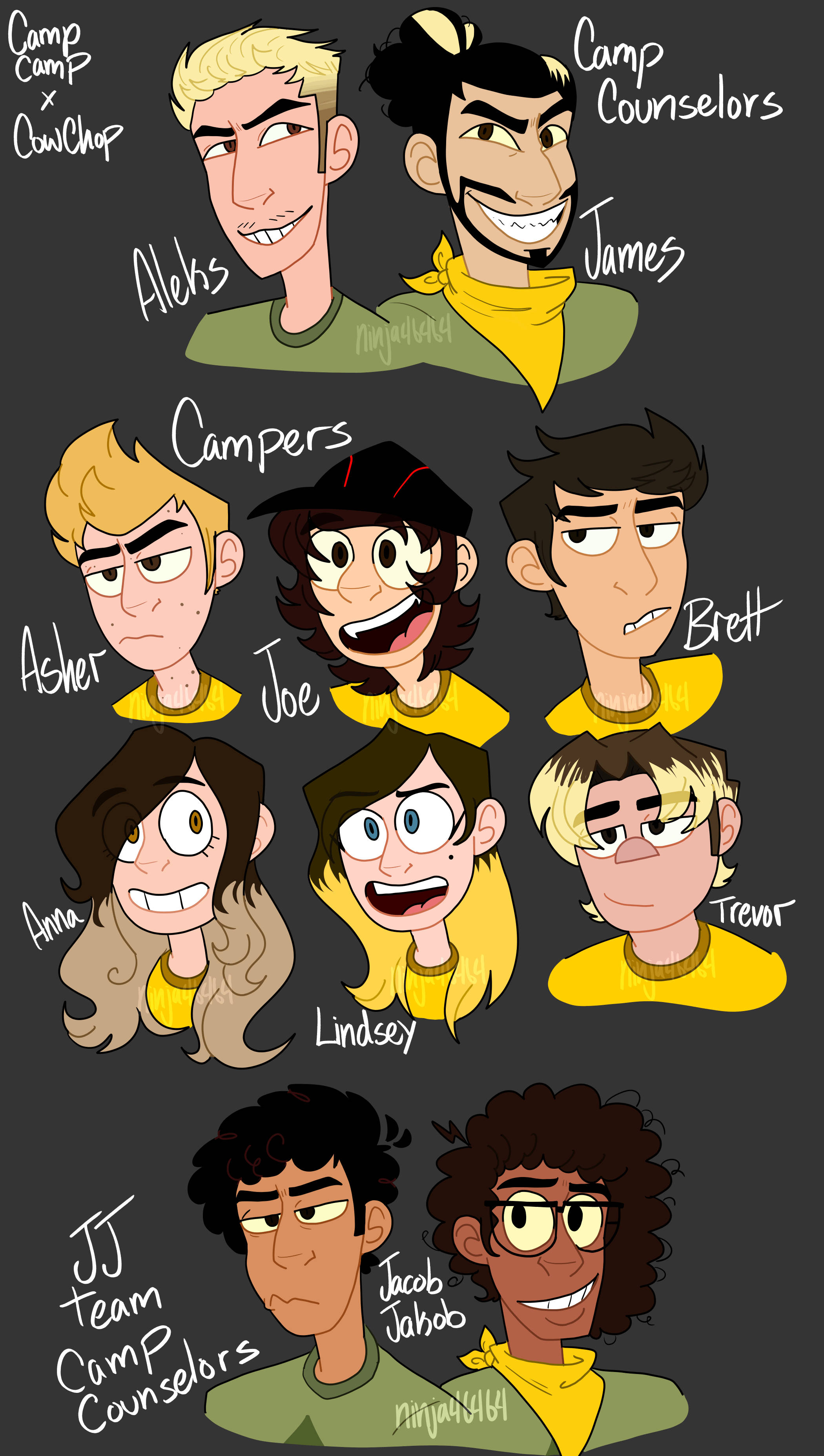 Camp Camp, counselors, campers, 2K Phone Wallpaper
