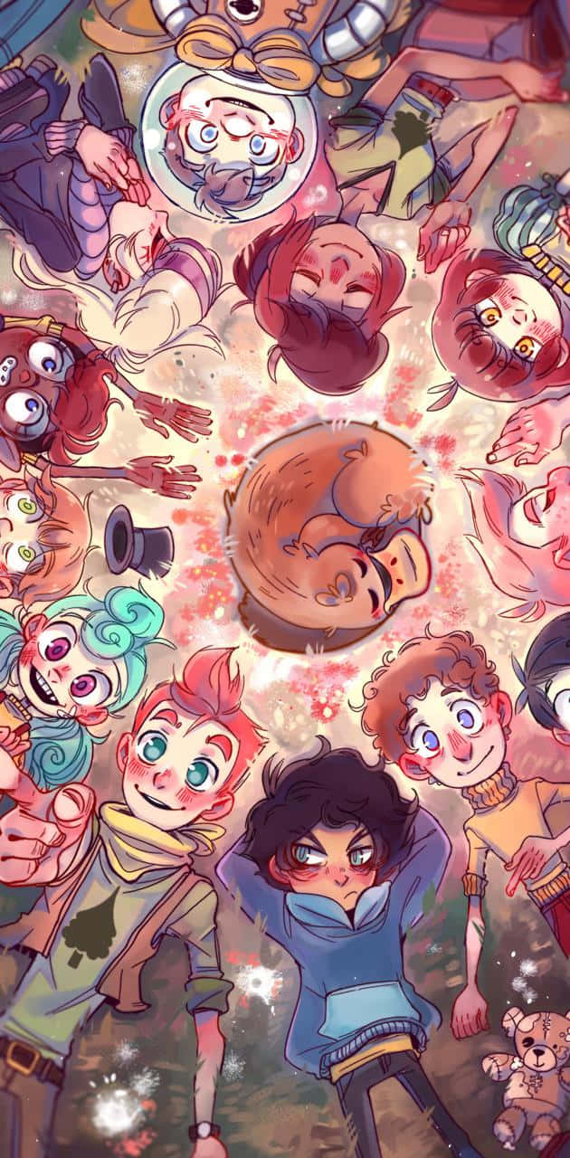 Camp Camp, anime-style illustration, diverse characters, HD Phone Wallpaper