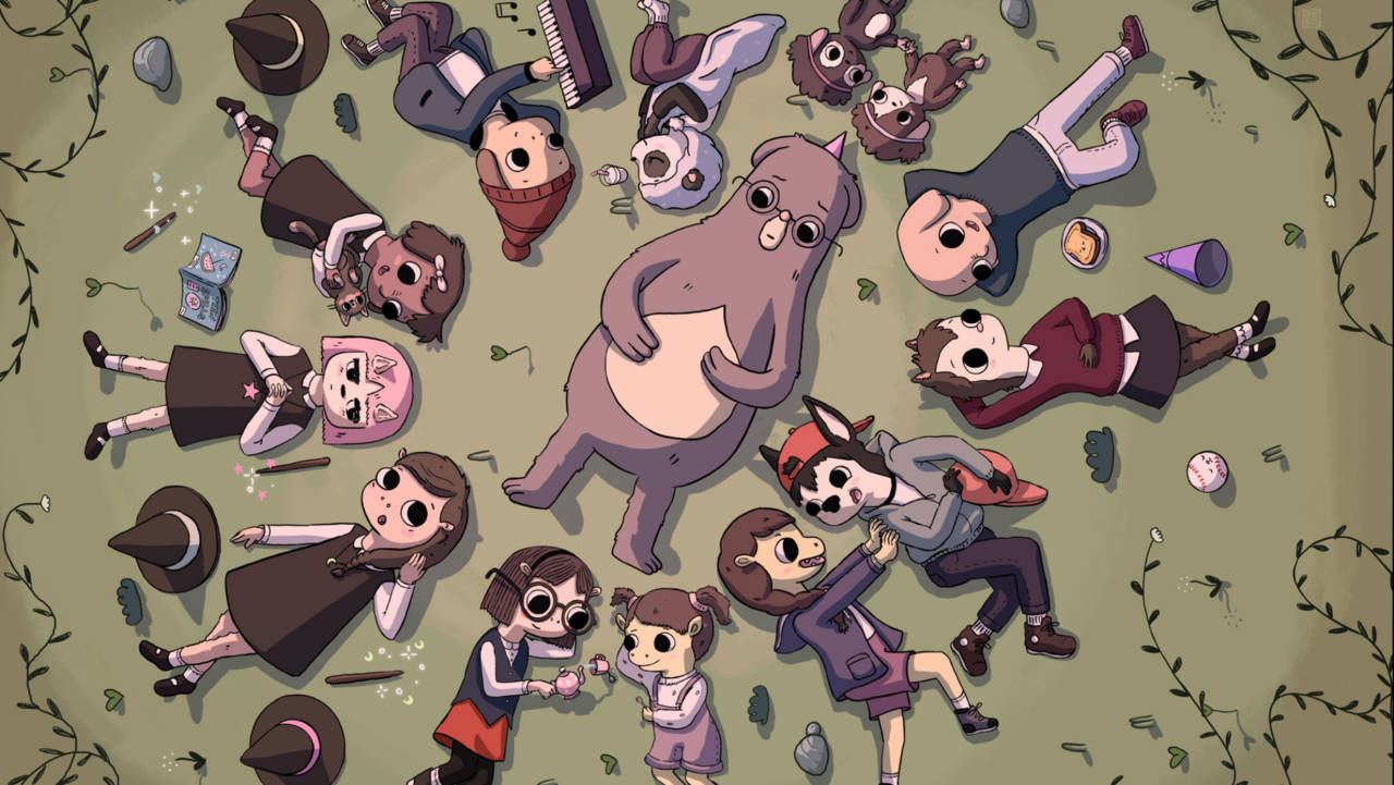Camp Camp, forest, cartoon characters, HD Desktop Wallpaper