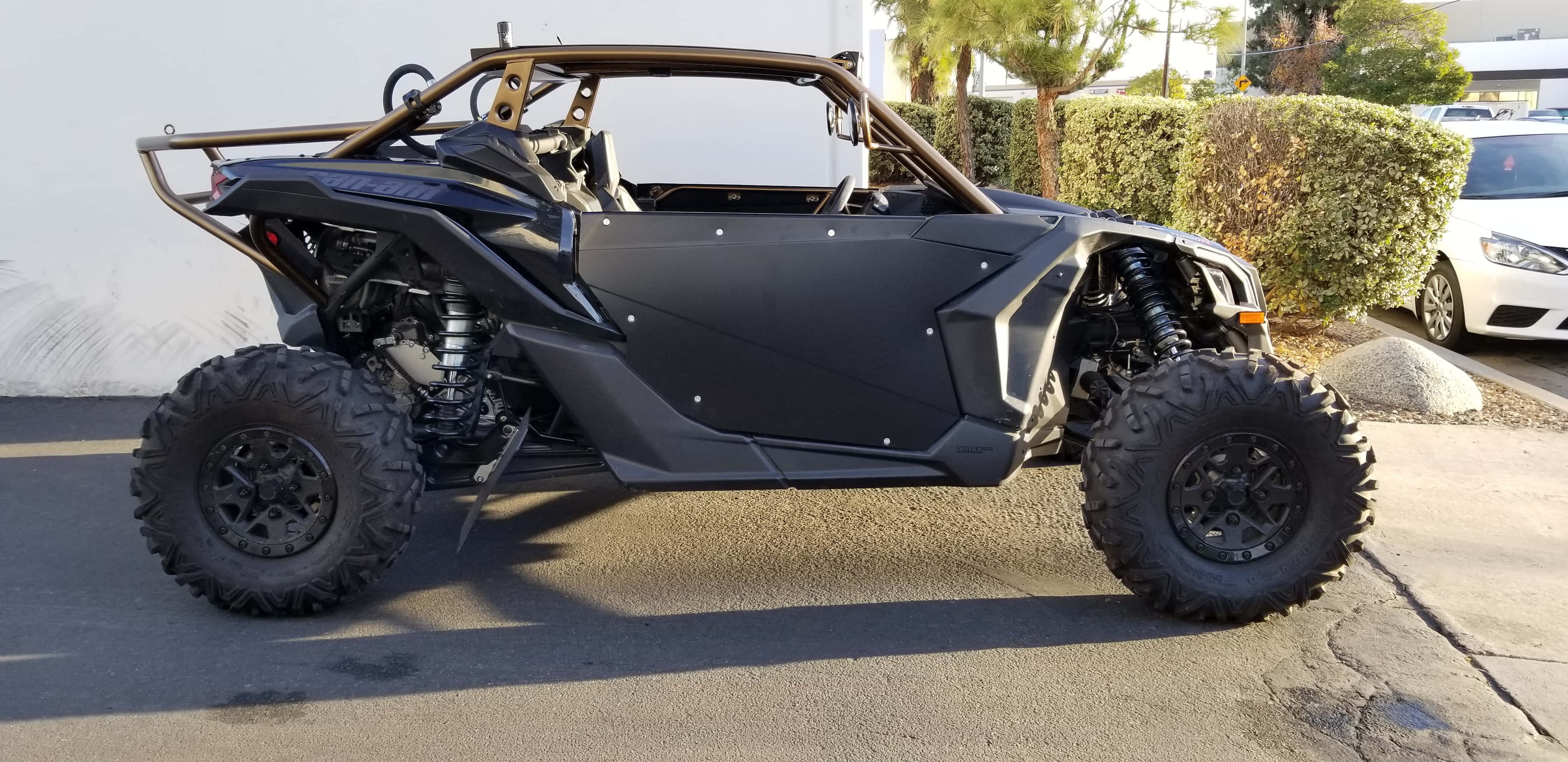 Can Am, off road vehicle, matte black, 4K Desktop Wallpaper