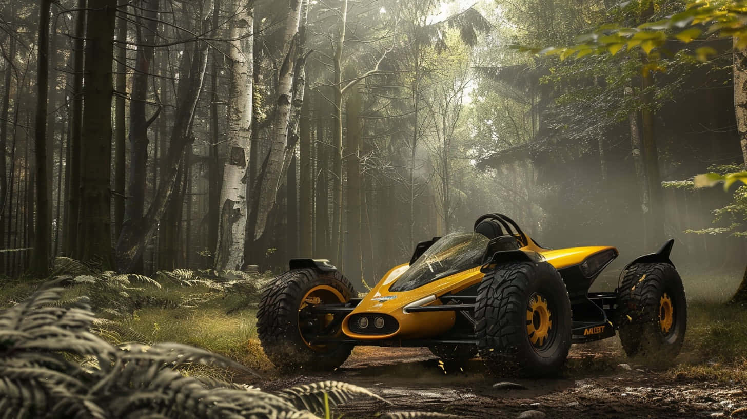 Can Am, offroad buggy, bright yellow, HD Desktop Wallpaper