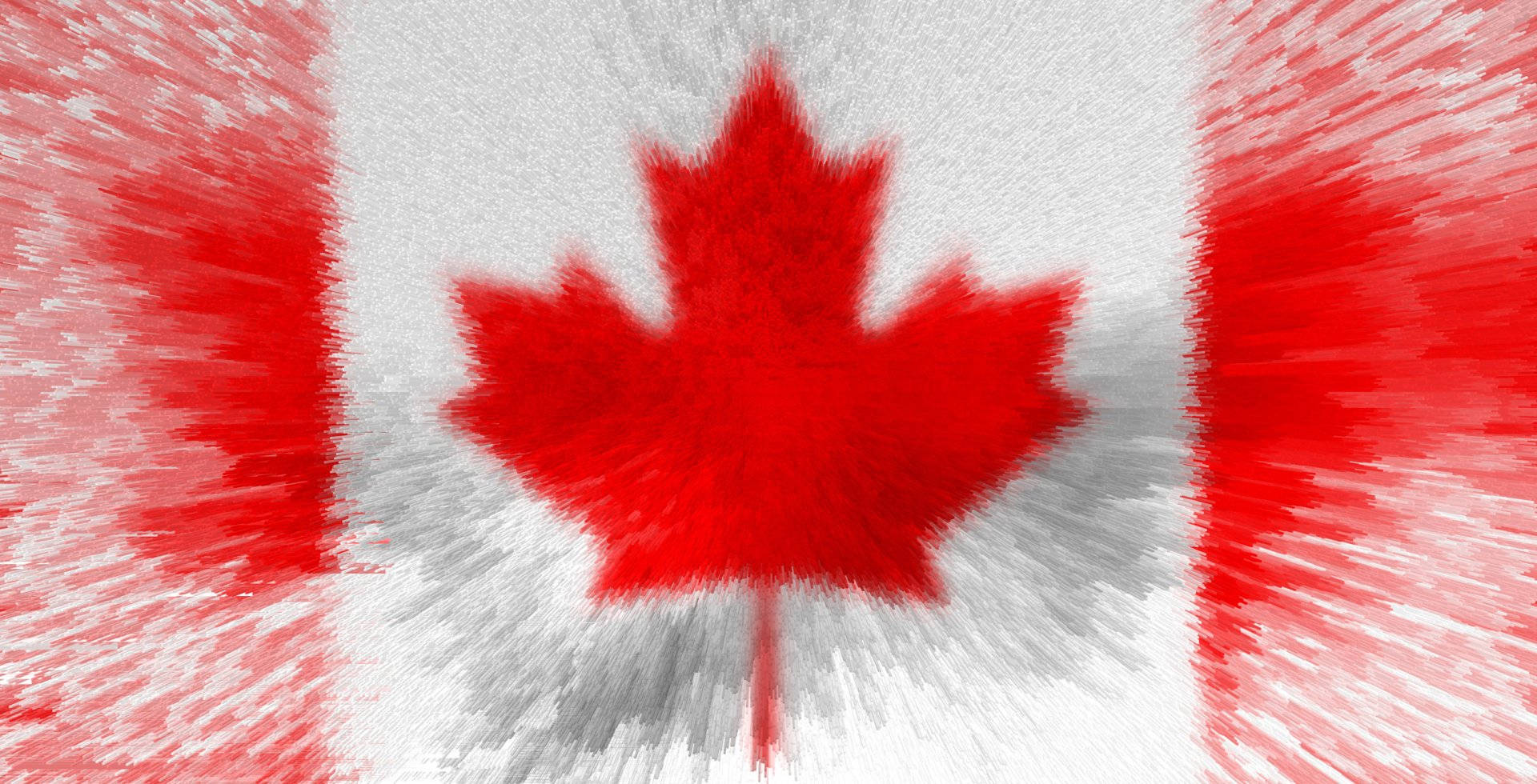 Canada flag, red maple leaf, white, Full HD Desktop Wallpaper