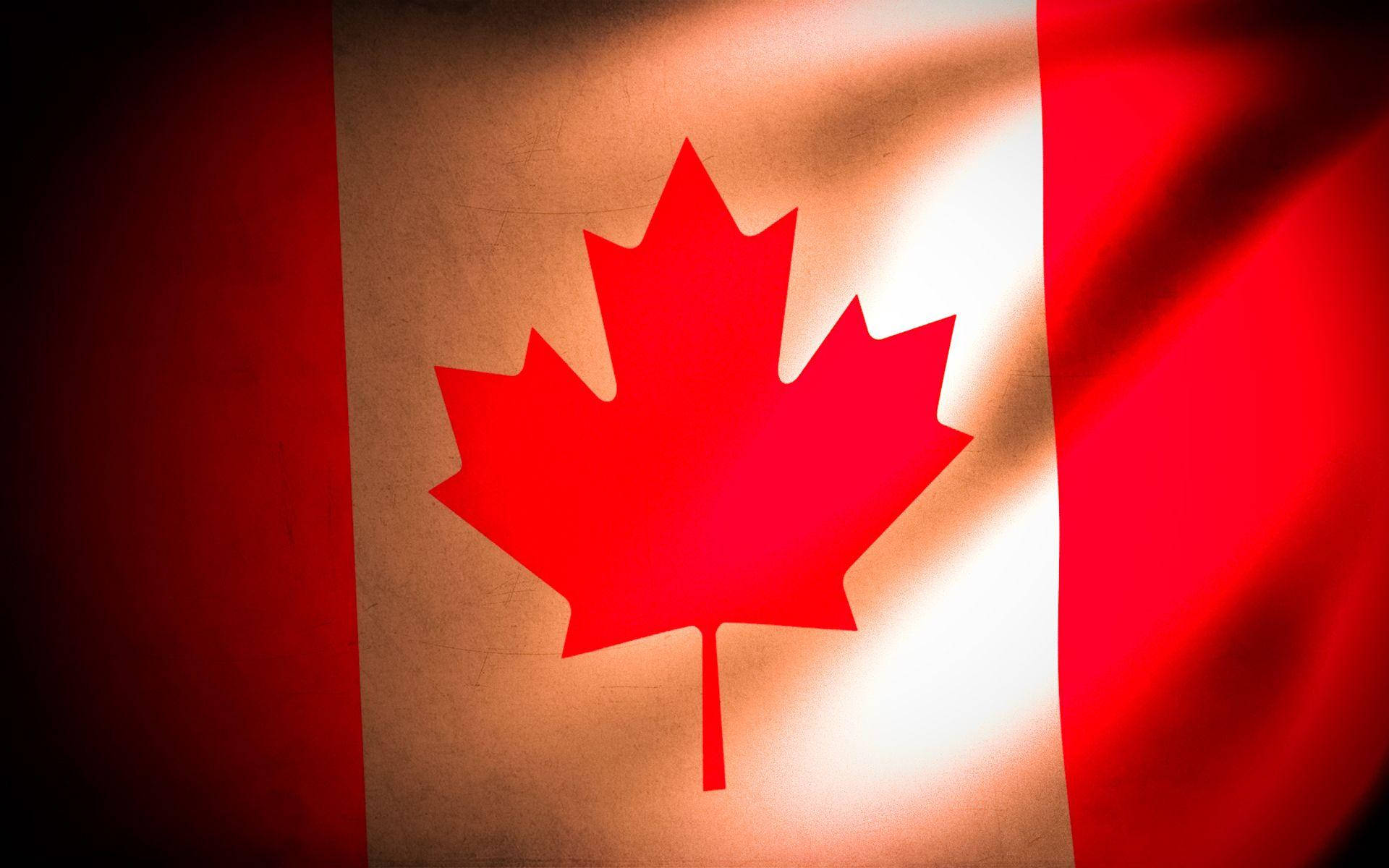 Canada flag, red maple leaf, white field, Full HD Desktop Wallpaper