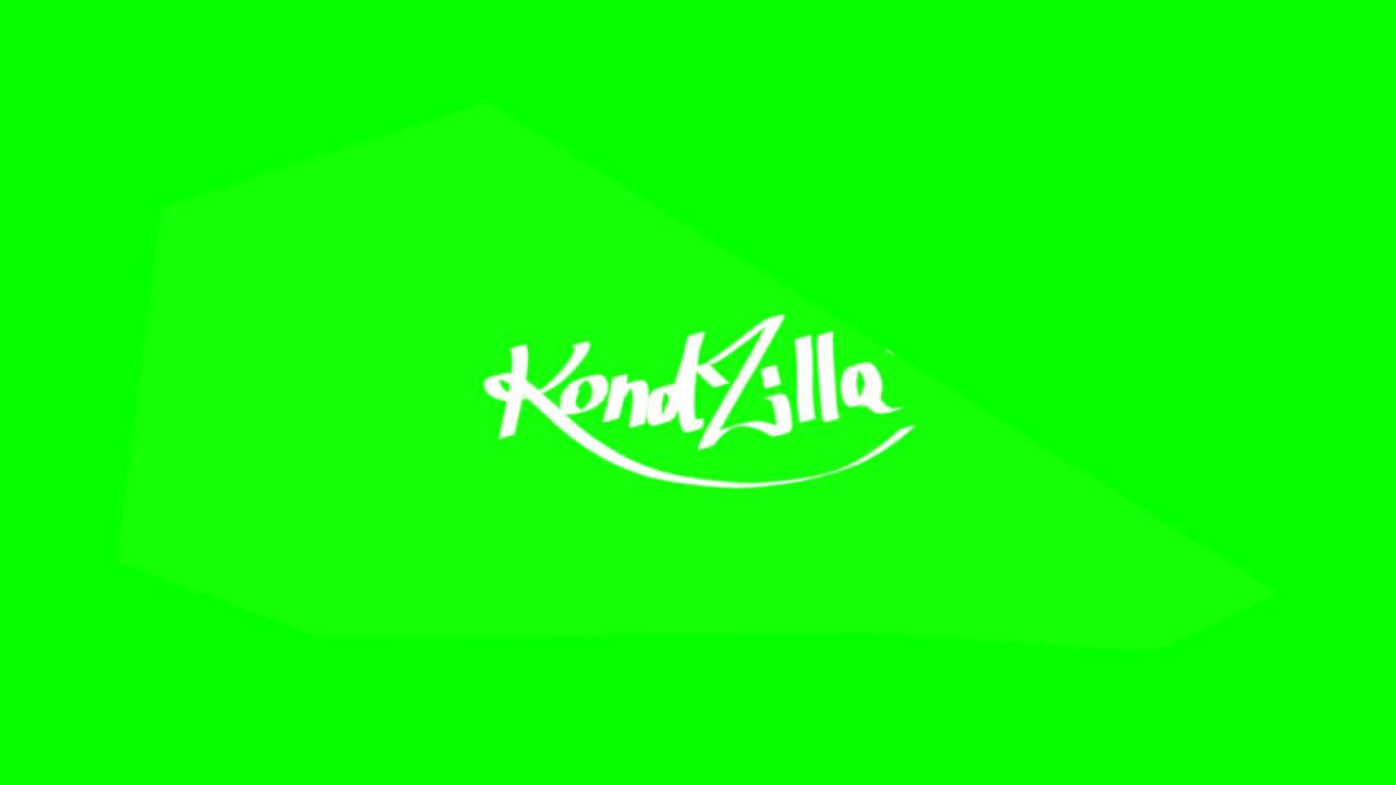 neon green, Canal Kondzilla, white stylized KondZilla logo, HD Desktop Wallpaper