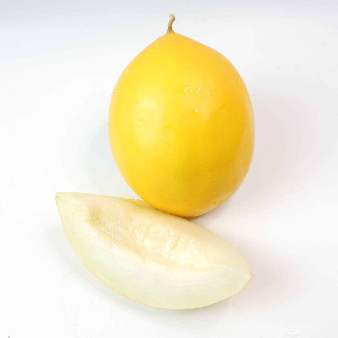 Canary Melon, yellow melon, pale slice, SD Desktop Wallpaper