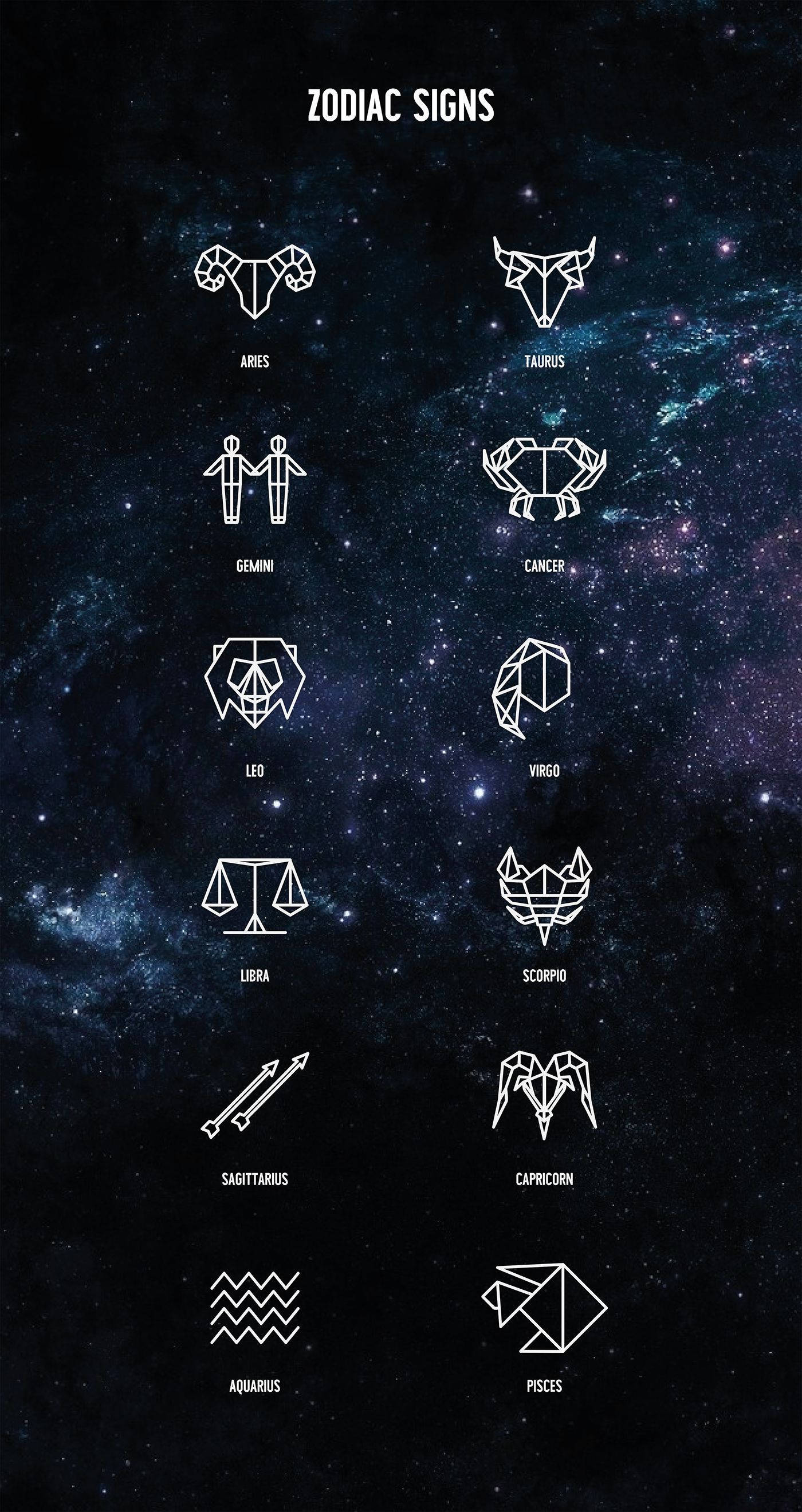 Cancer Aesthetic, zodiac signs symbol, geometric zodiac symbols, 2K Phone Wallpaper