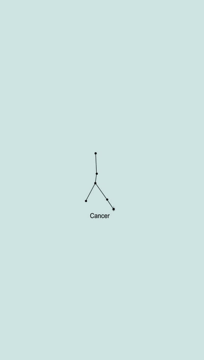 Cancer, minimalist, constellation, HD Phone Wallpaper