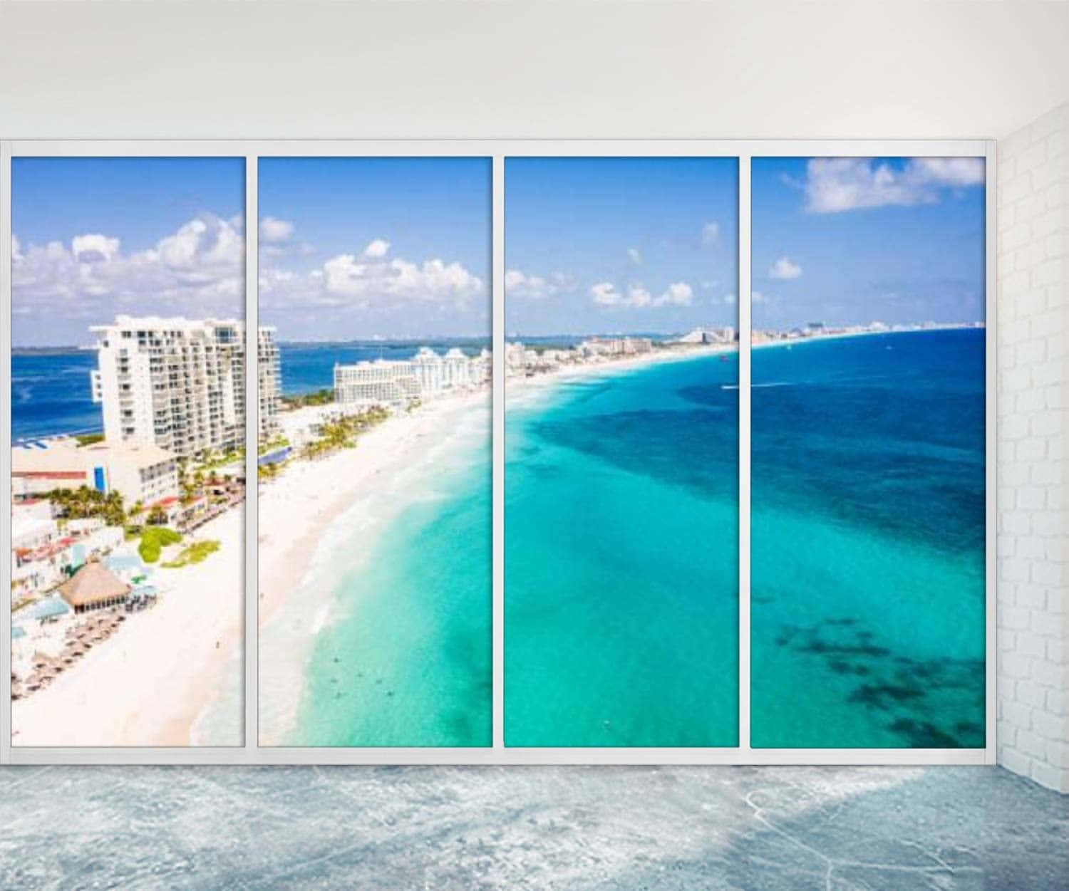 Cancun Mexico, tropical beach, turquoise waters, HD Desktop Wallpaper
