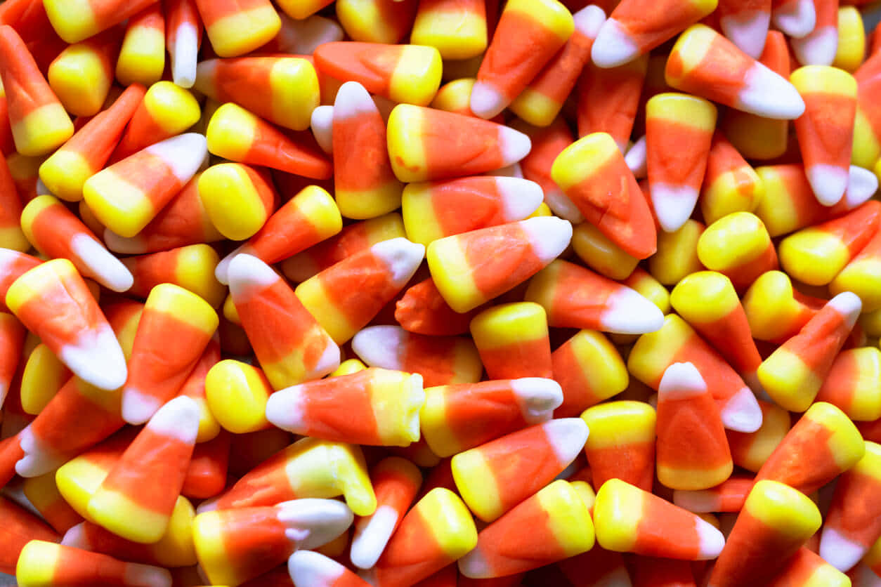 candy corn, orange, yellow, SD Desktop Wallpaper