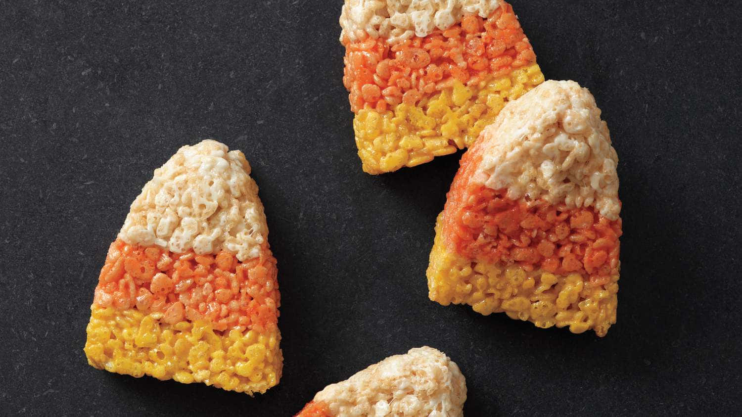 candy corn, rice krispie treats, orange, HD Desktop Wallpaper