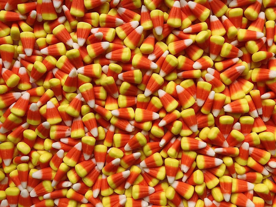 candy corn, orange, yellow, SD Desktop Wallpaper