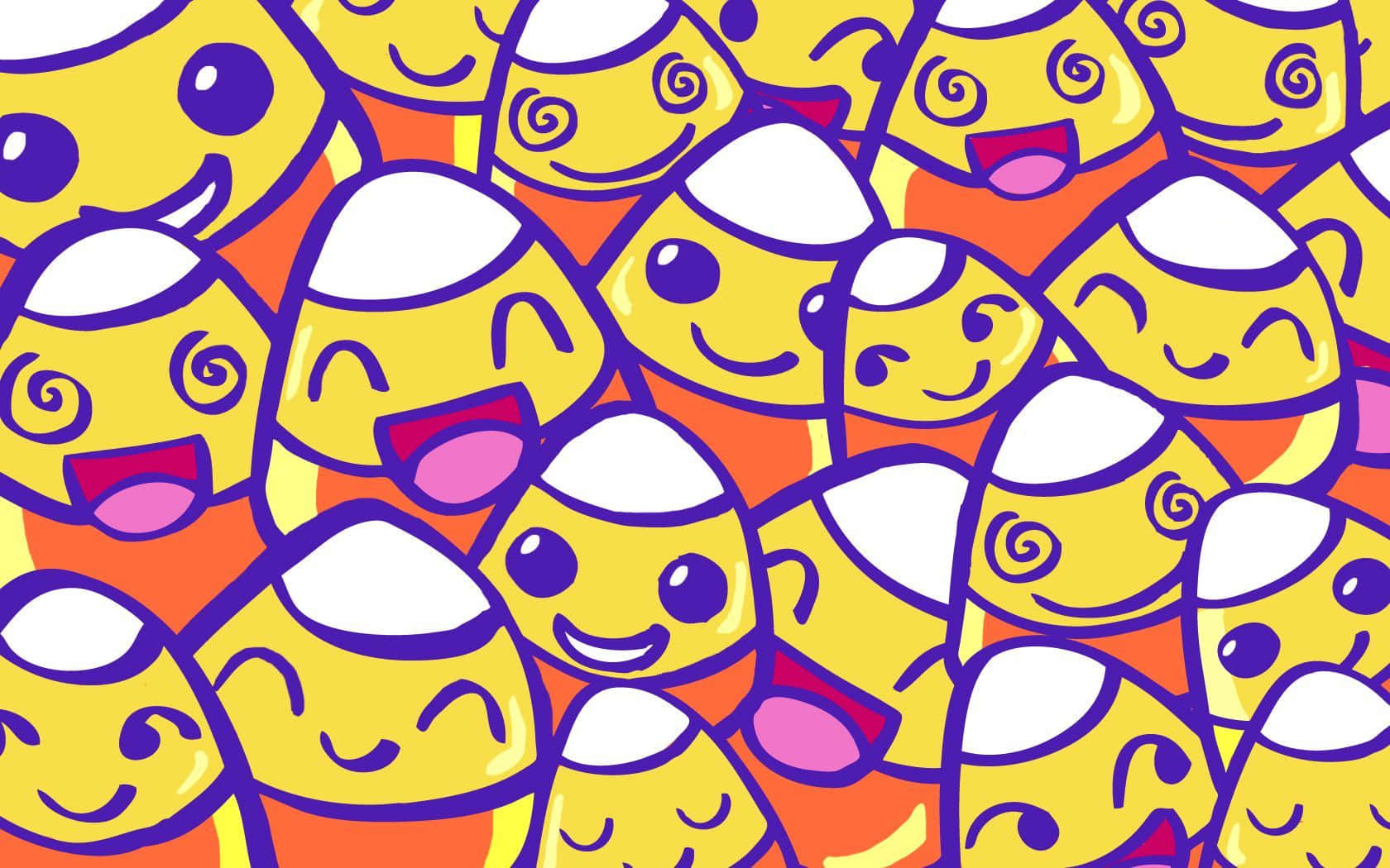candy corn, yellow, orange, HD Desktop Wallpaper