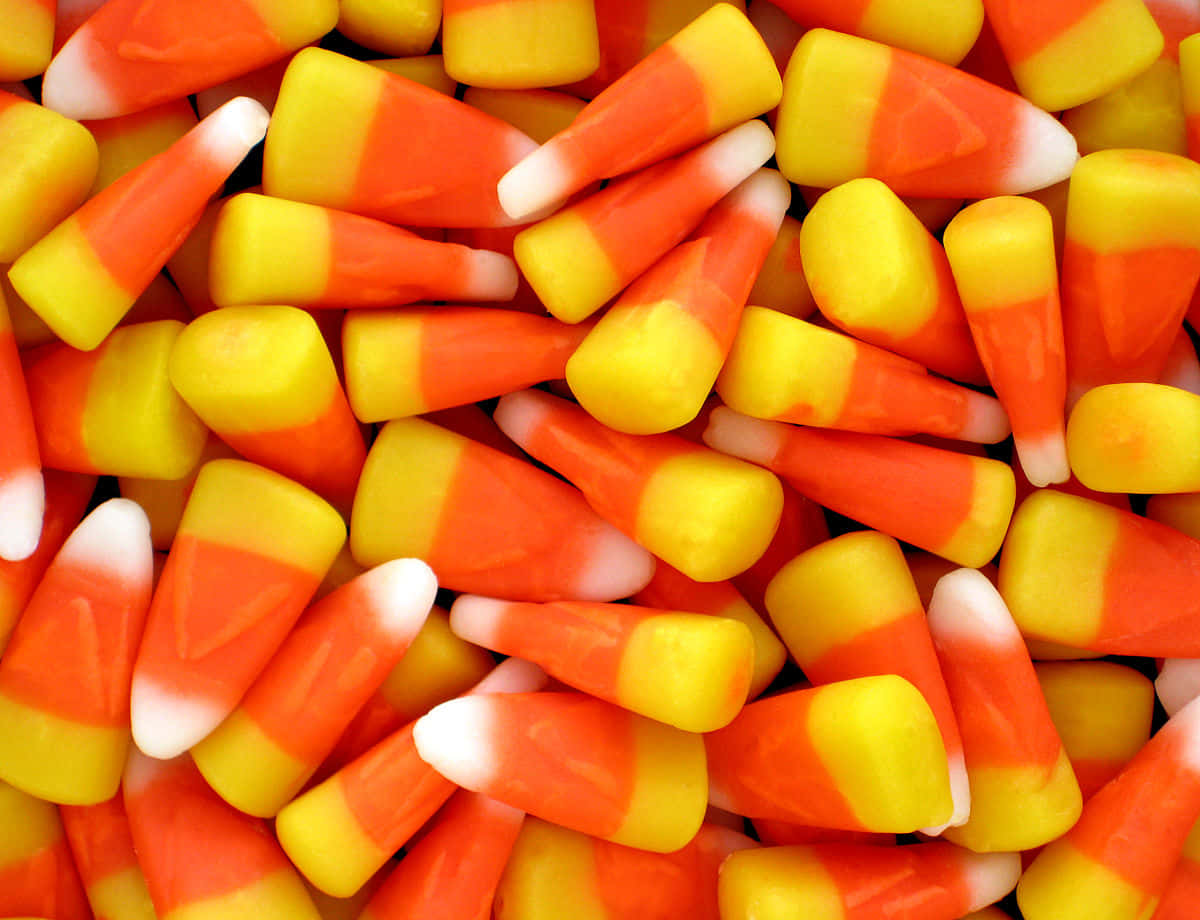 Candy Corn, orange, yellow, SD Desktop Wallpaper