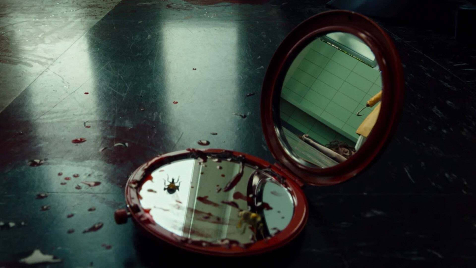 Candyman 2021, slasher, bloodstained compact mirror, Full HD Desktop Wallpaper