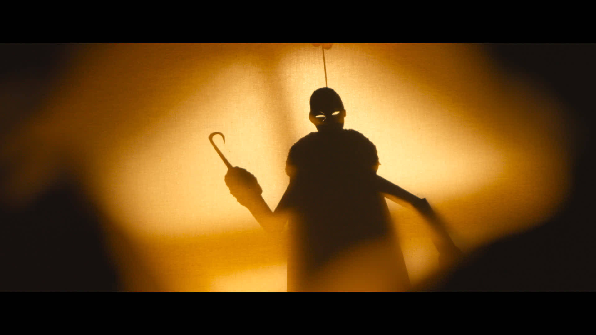 Candyman, brown silhouette, glowing eyes, Full HD Desktop Wallpaper