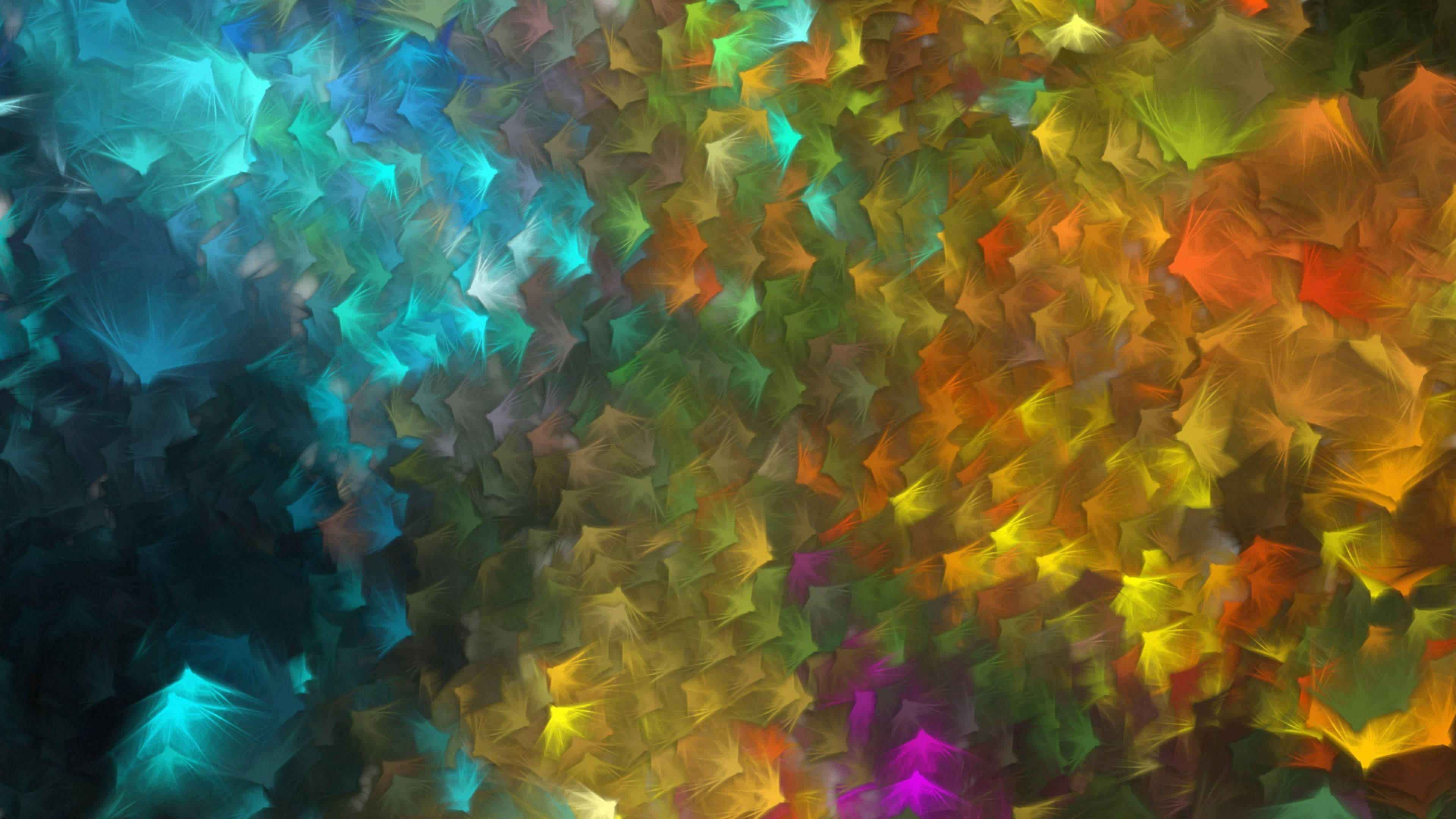Canva, abstract luminescence art, glowing blue teal, 4K Desktop Wallpaper