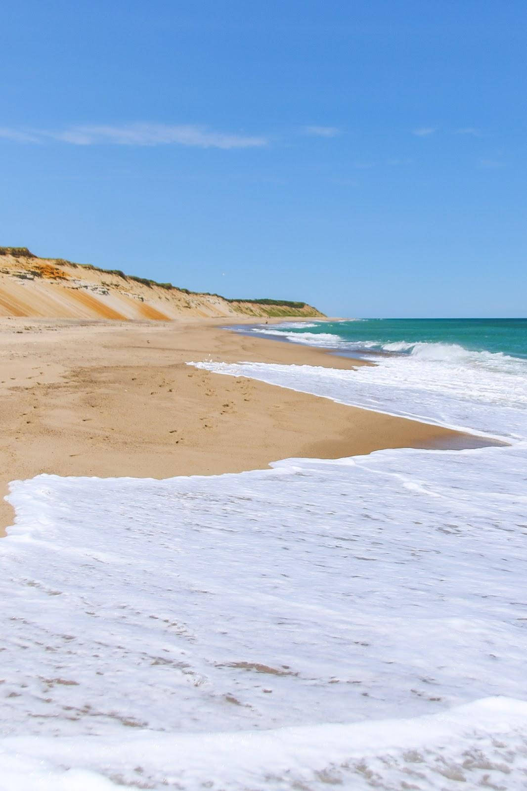 Cape Cod, sea foam, turquoise waves, HD Phone Wallpaper
