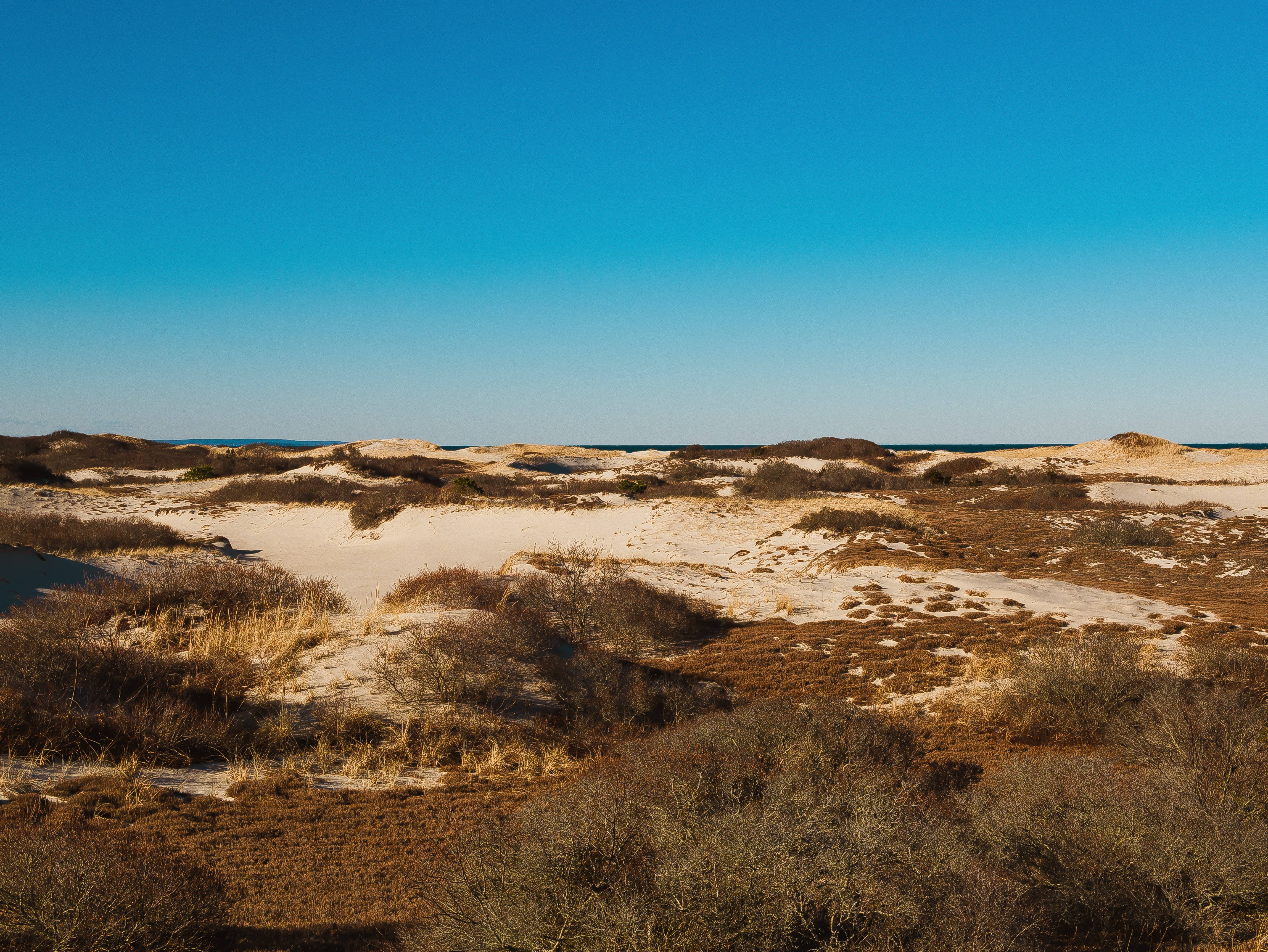 Cape Cod, dune shacks, trail, 4K Desktop Wallpaper